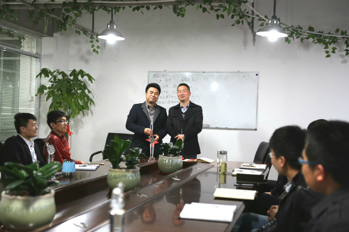2016年3月安徽省卧涛科技咨询公司员工读书分享会！